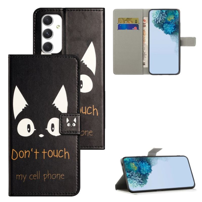 Etui Folio Samsung Galaxy A16 5g Nie Dotykaj Mojego Telefonu Komórkowego Etui Ochronne