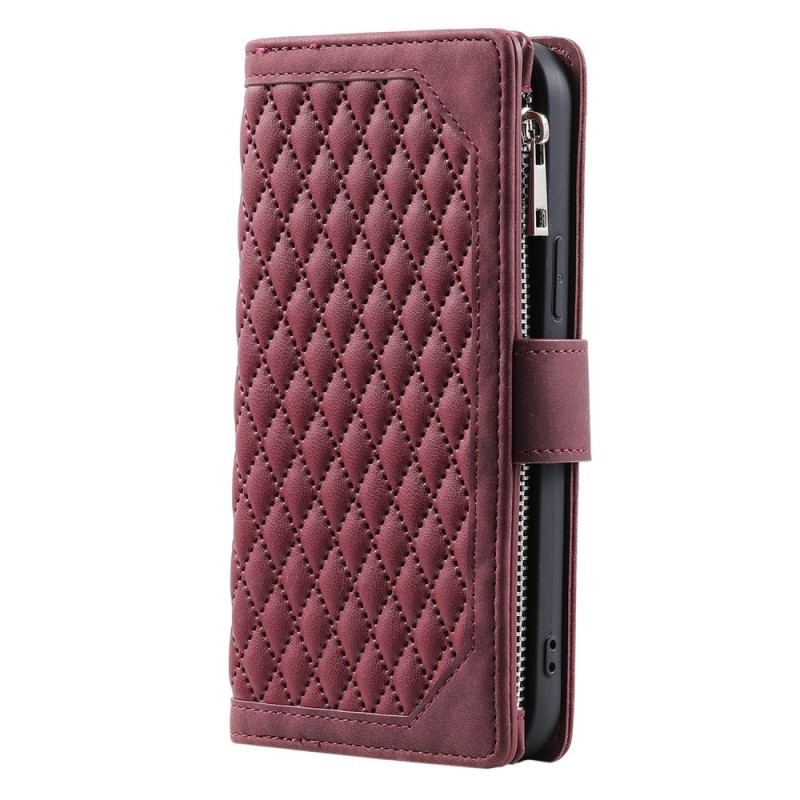 Etui Folio Samsung Galaxy A16 5g Pikowany Portfel Etui Ochronne