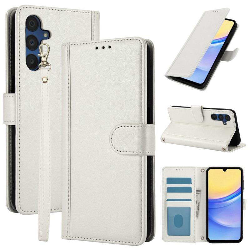 Etui Folio Samsung Galaxy A16 5g Portfel Z Paskiem Etui Ochronne