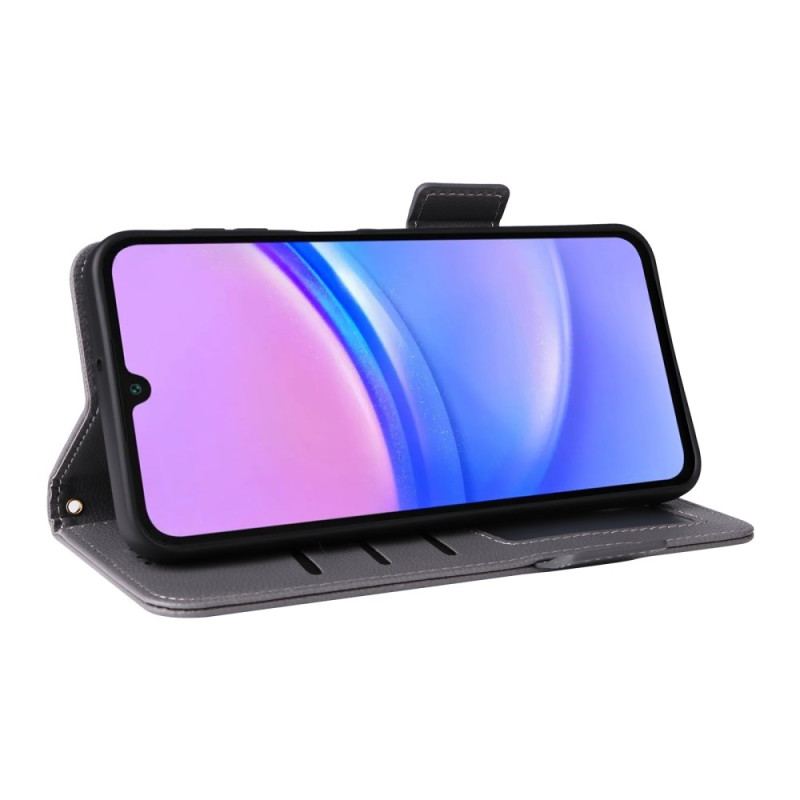 Etui Folio Samsung Galaxy A16 5g Tekstura Liczi Z Paskiem