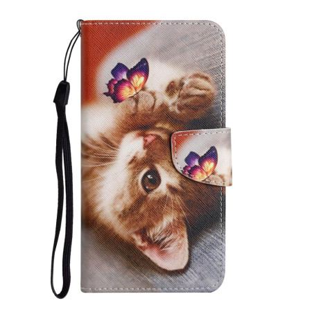 Etui Folio Samsung Galaxy A16 5g Wzór Motyla I Kota Etui Ochronne