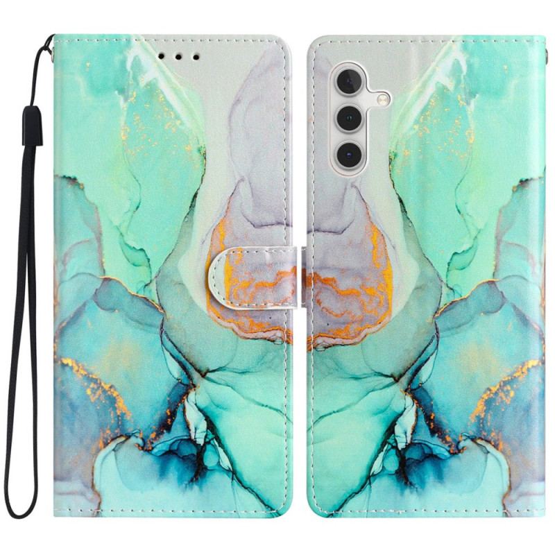 Etui Folio Samsung Galaxy A16 5g Zielony Marmur Etui Ochronne