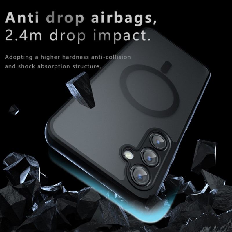 Etui Samsung Galaxy A16 5g Kompatybilny Z CZarnym Magsafe