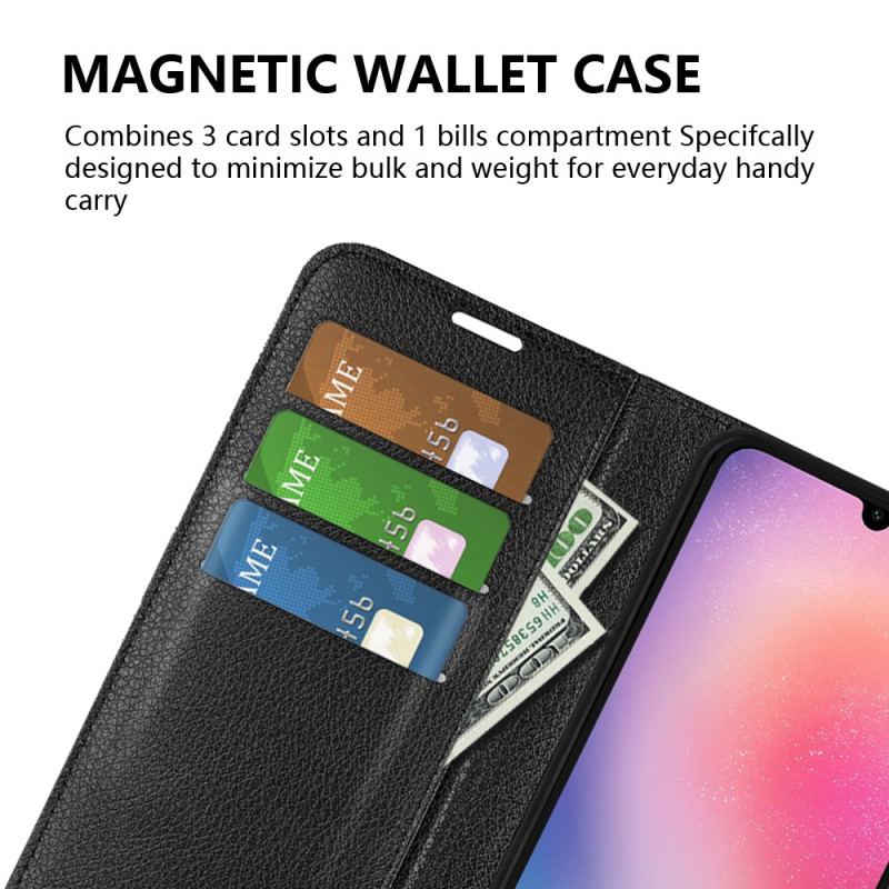 Pokrowce Samsung Galaxy A16 5g Sztuczna Skóra Liczi