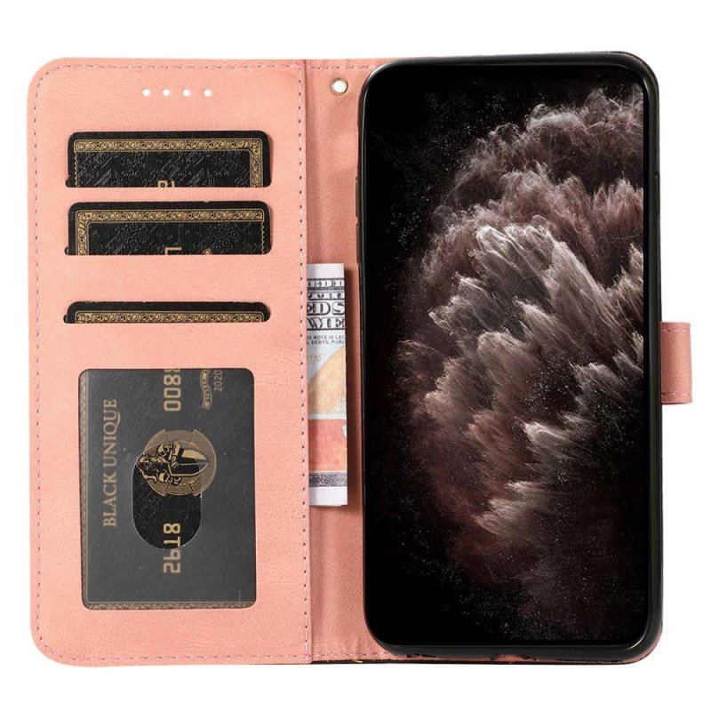 Etui Folio do Xiaomi Redmi A1 Dwukolorowa Skórzana Tekstura