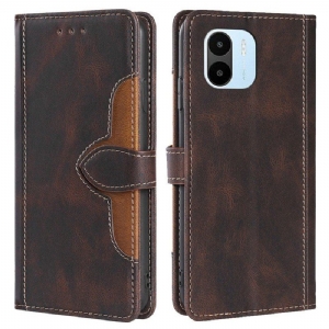 Etui Folio do Xiaomi Redmi A1 Dwukolorowy Kwiatowy