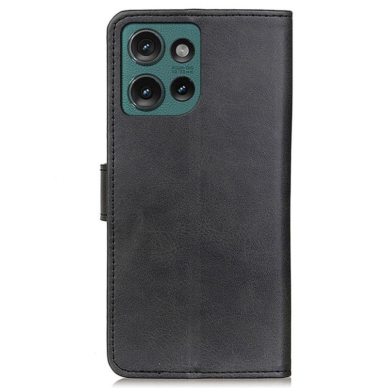 Pokrowce Motorola Edge 50 Neo Matowa Sztuczna Skóra