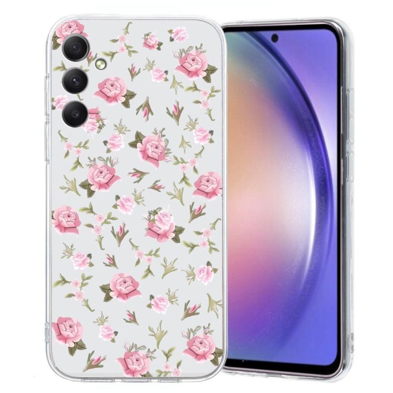 Etui Do Samsung Galaxy S24 Fe Kwiaty