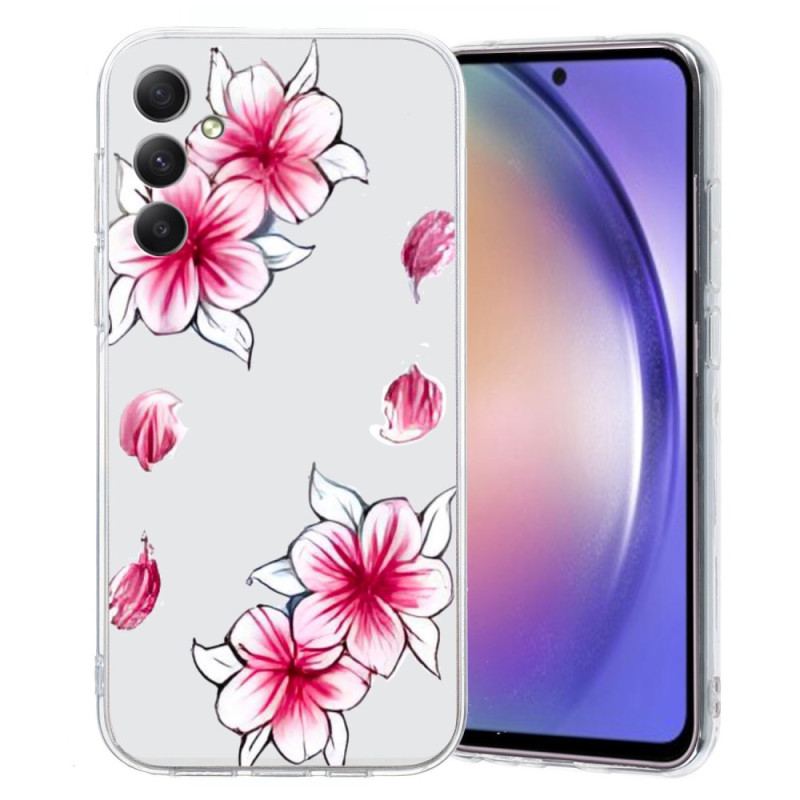 Etui Do Samsung Galaxy S24 Fe Kwiaty Wiśni