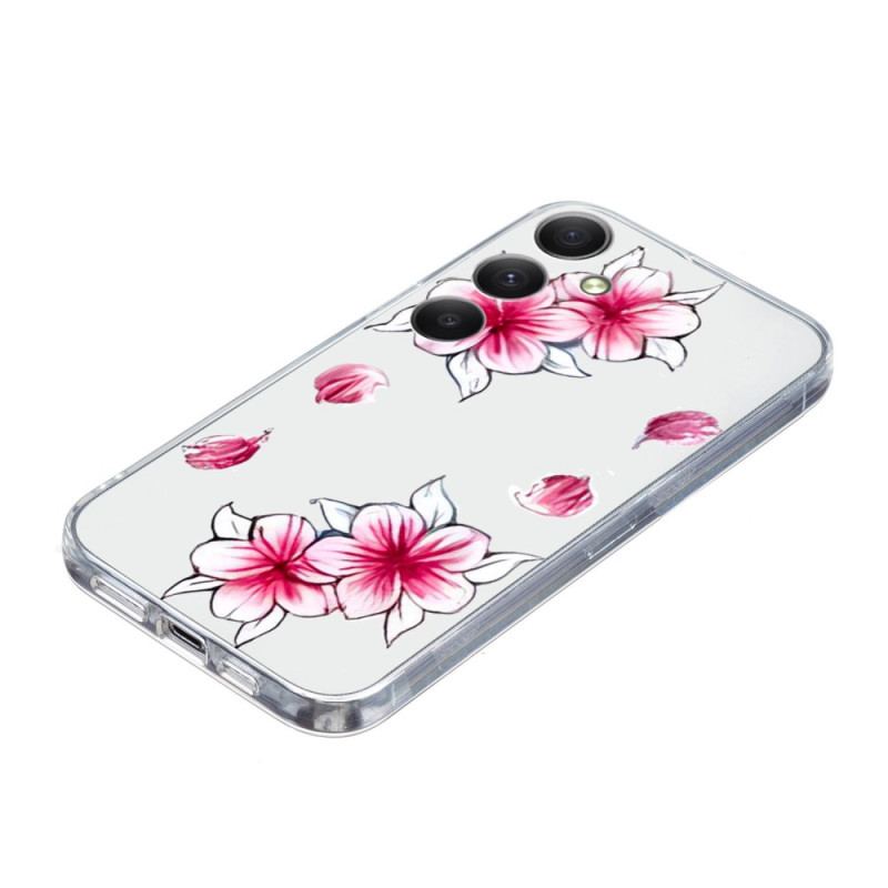 Etui Do Samsung Galaxy S24 Fe Kwiaty Wiśni