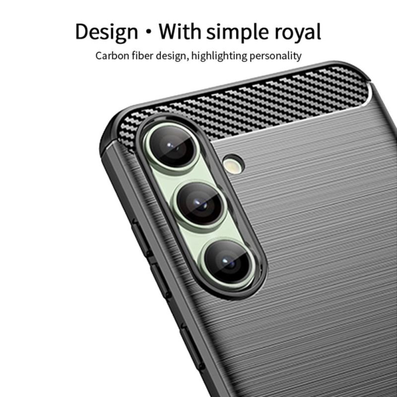 Etui Do Samsung Galaxy S24 Fe Szczotkowane Włókno Węglowe Mofi