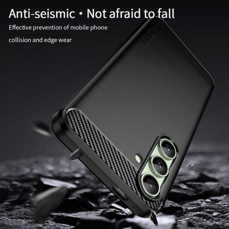 Etui Do Samsung Galaxy S24 Fe Szczotkowane Włókno Węglowe Mofi