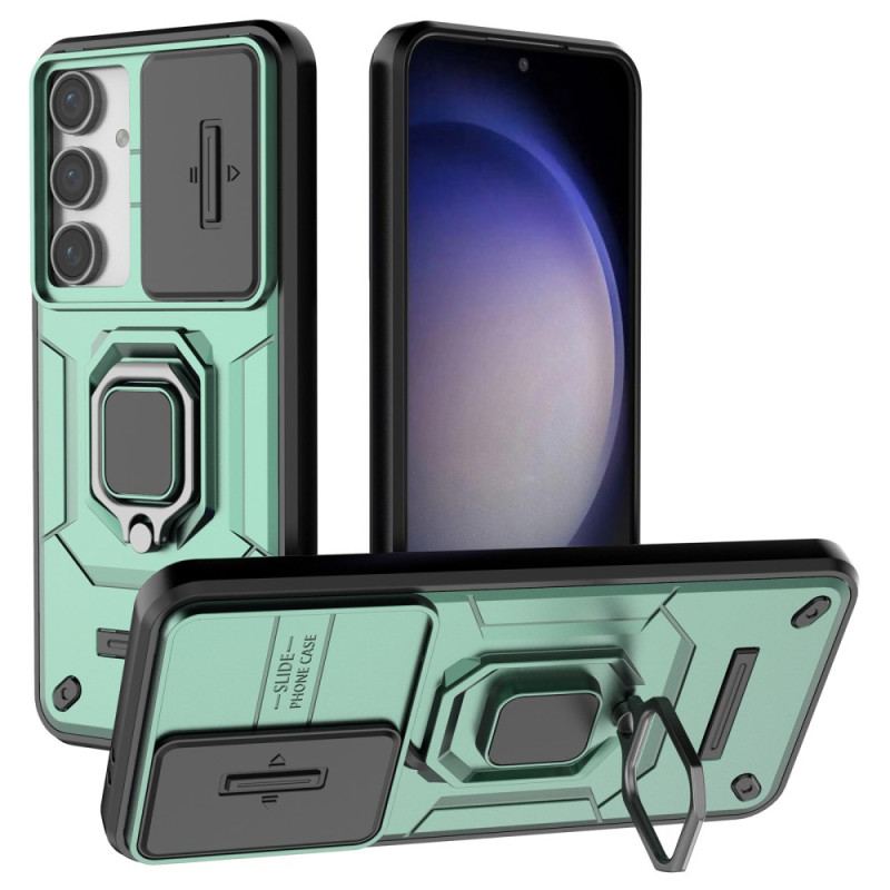 Etui Do Samsung Galaxy S24 Fe Trwały Pierścień Z Ochroną Aparatu