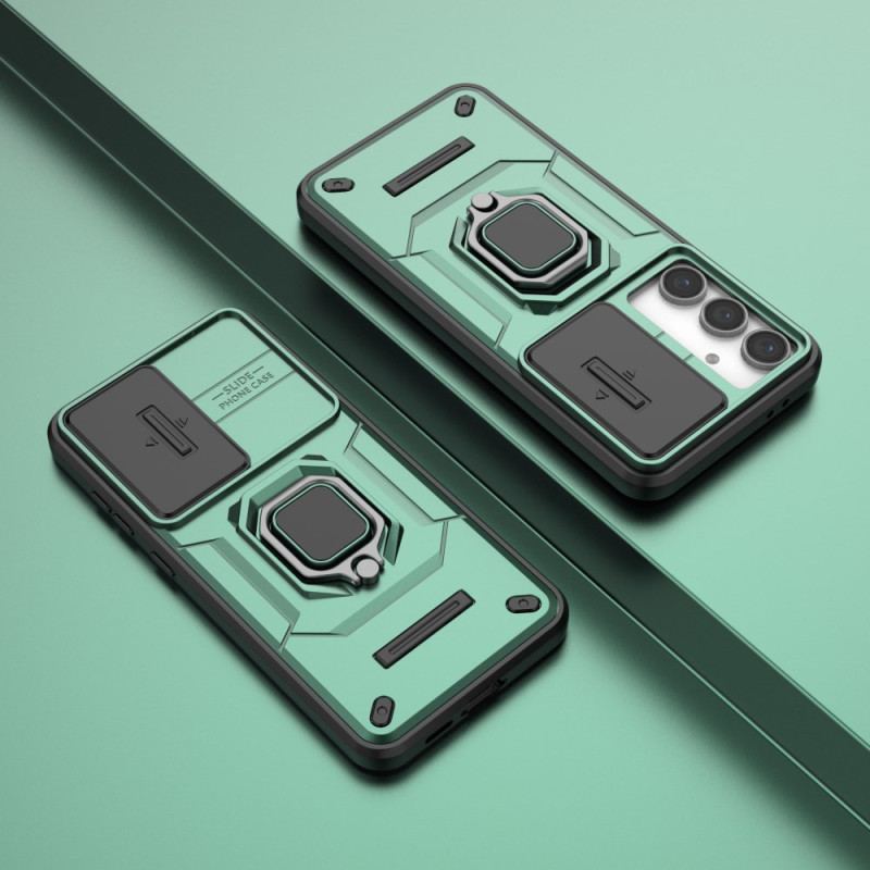 Etui Do Samsung Galaxy S24 Fe Trwały Pierścień Z Ochroną Aparatu
