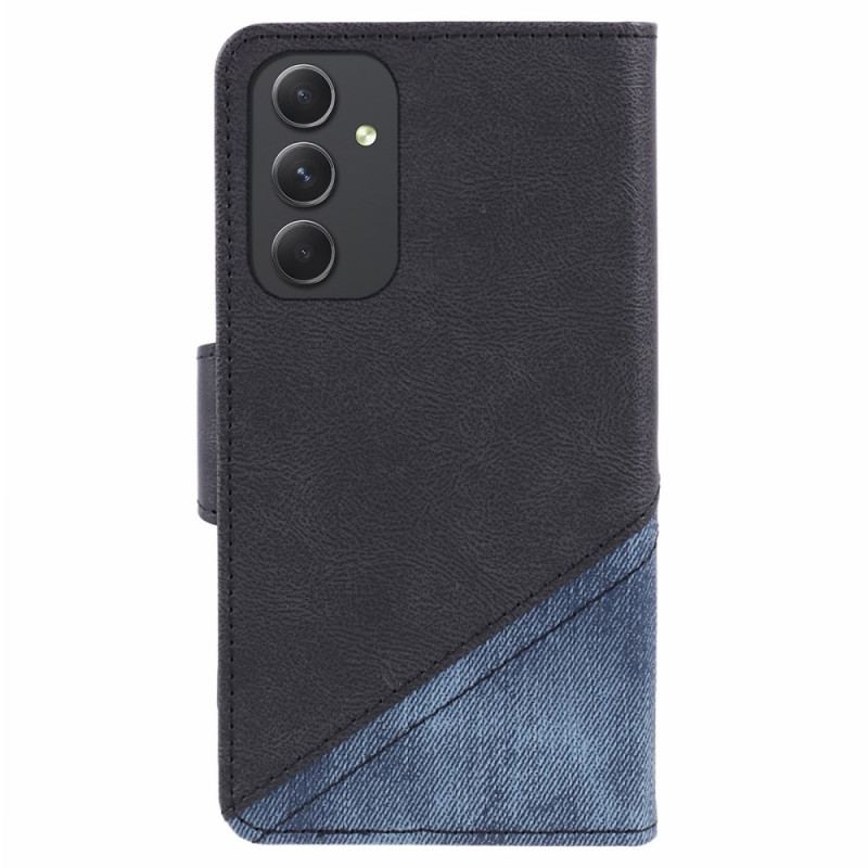 Etui Folio Do Samsung Galaxy S24 Fe Bi-tekstura