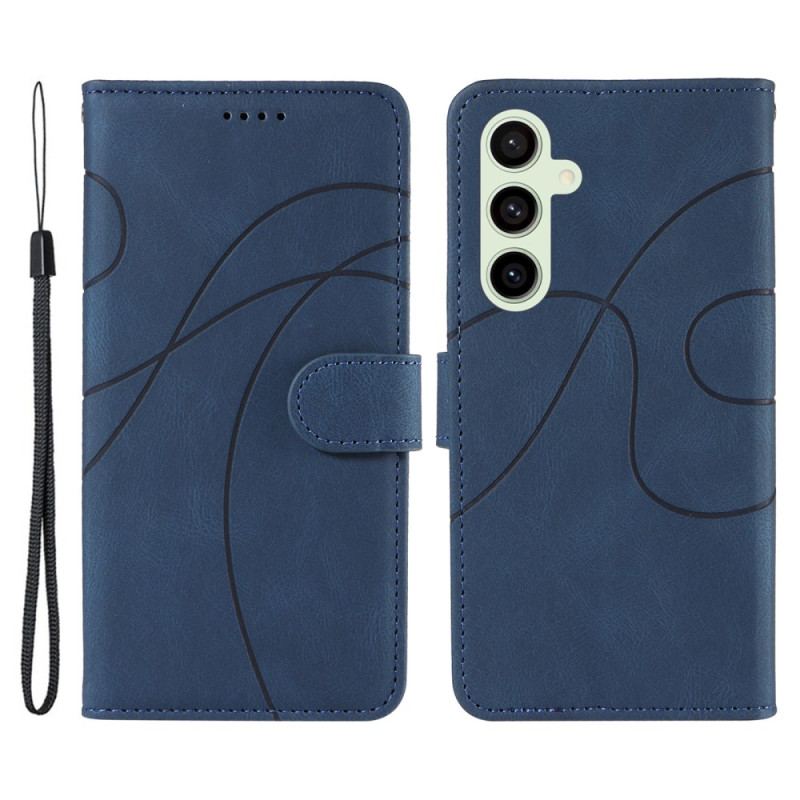 Etui Folio Do Samsung Galaxy S24 Fe Falista Linia