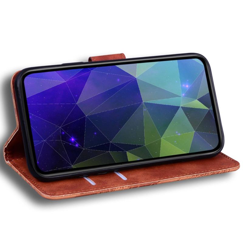 Etui Folio Do Samsung Galaxy S24 Fe Klasyczny Efekt Zamszu
