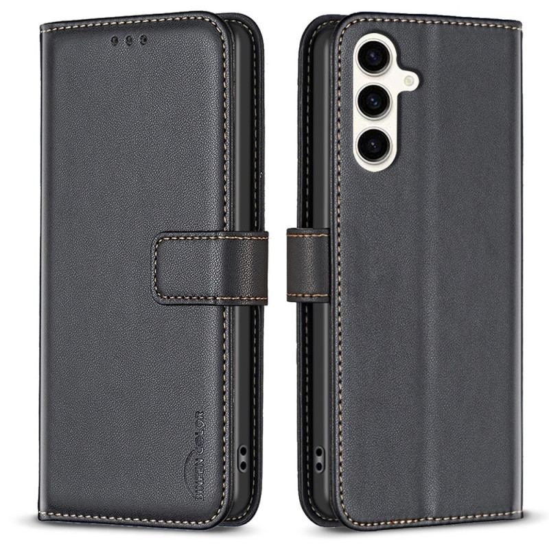 Etui Folio Do Samsung Galaxy S24 Fe Klasyczny Kolor Binfen