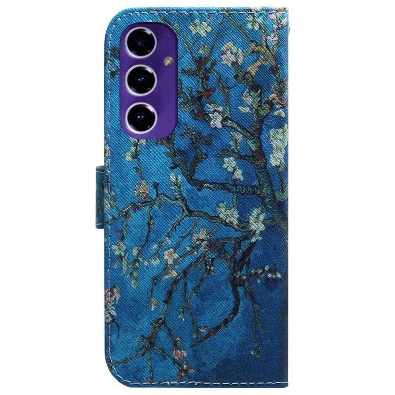 Etui Folio Do Samsung Galaxy S24 Fe Kwiaty Moreli