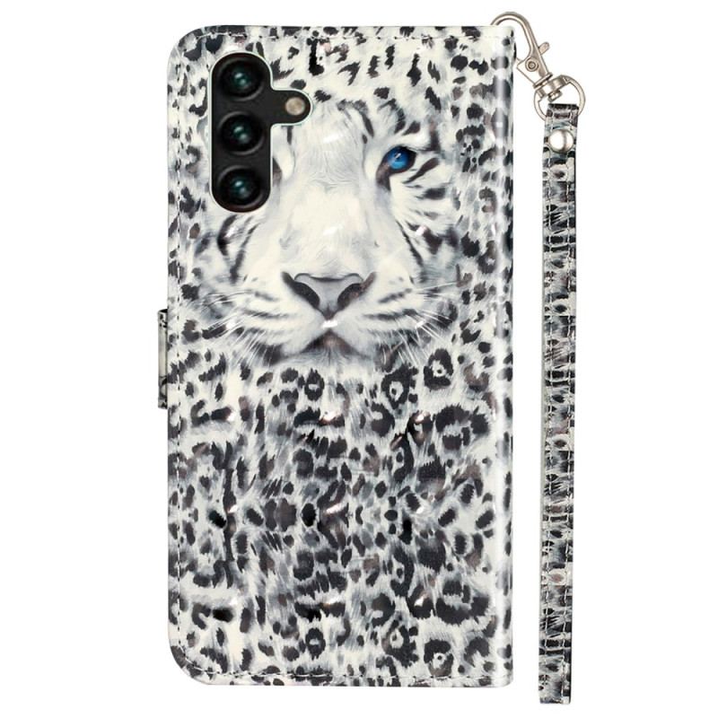 Etui Folio Do Samsung Galaxy S24 Fe Lampart Z Paskiem
