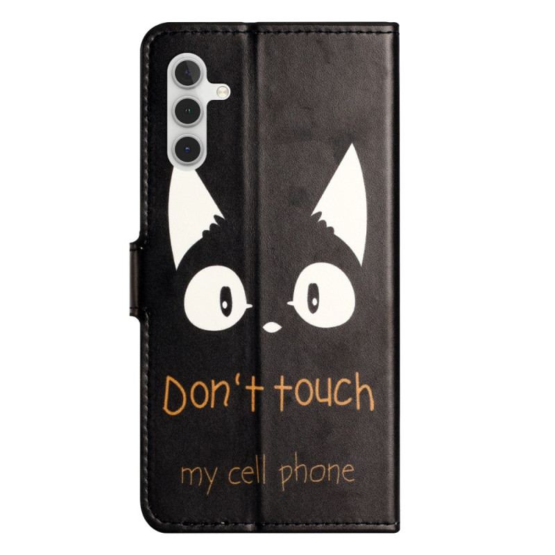 Etui Folio Do Samsung Galaxy S24 Fe Nie Dotykaj Mojego Telefonu Komórkowego