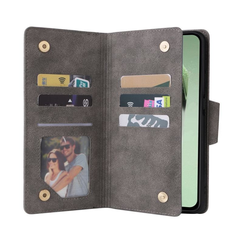 Etui Folio Do Samsung Galaxy S24 Fe Ozdoba Na Portfel I Nity