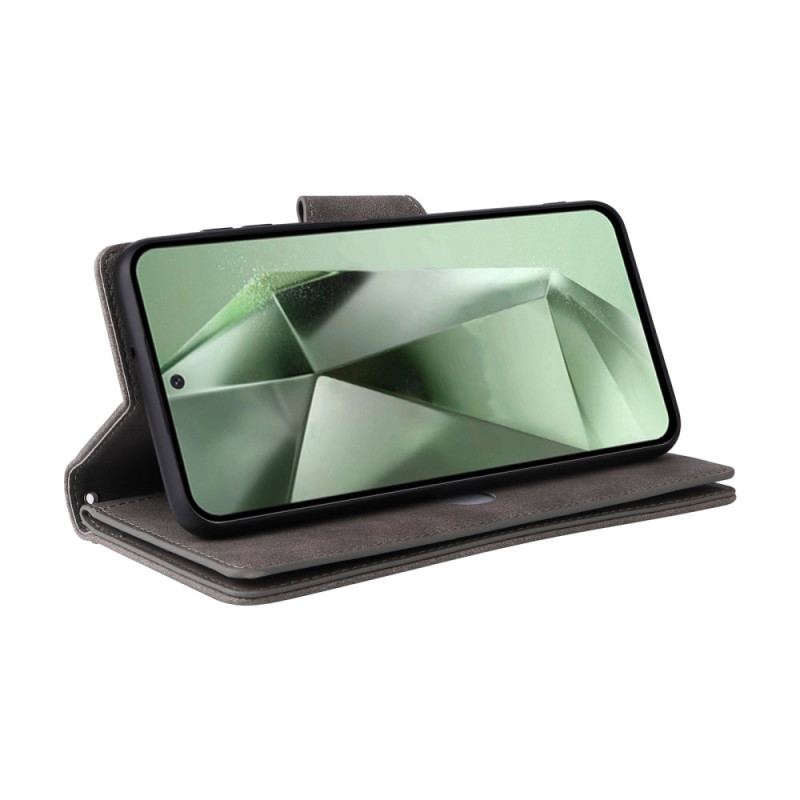 Etui Folio Do Samsung Galaxy S24 Fe Ozdoba Na Portfel I Nity