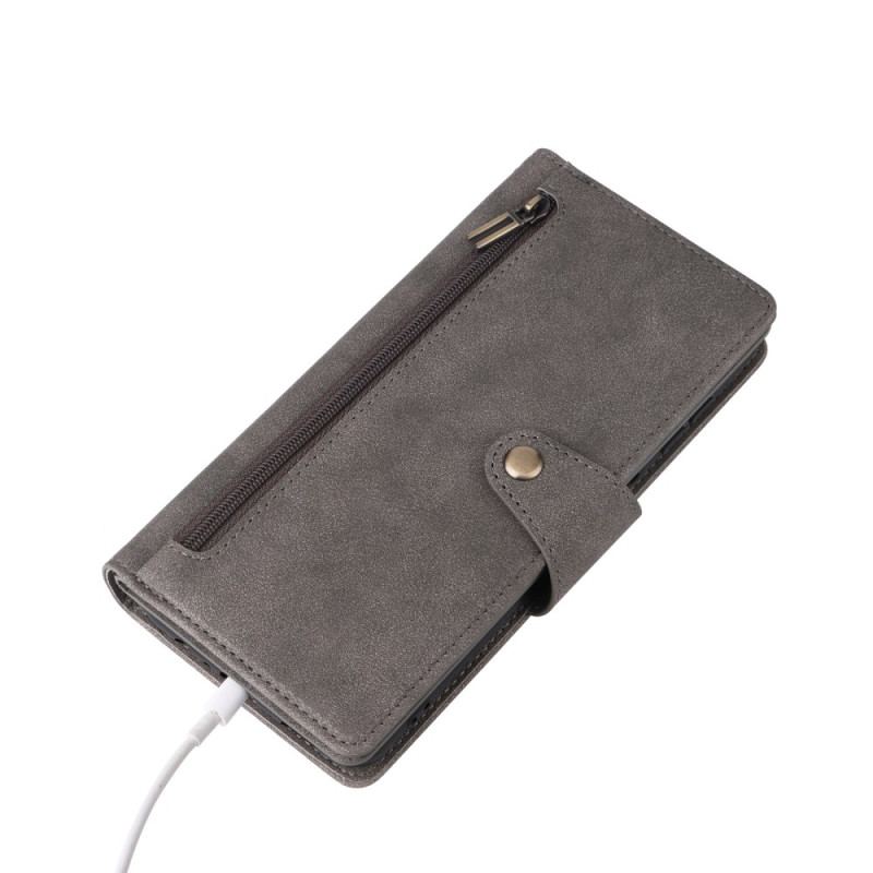 Etui Folio Do Samsung Galaxy S24 Fe Ozdoba Na Portfel I Nity
