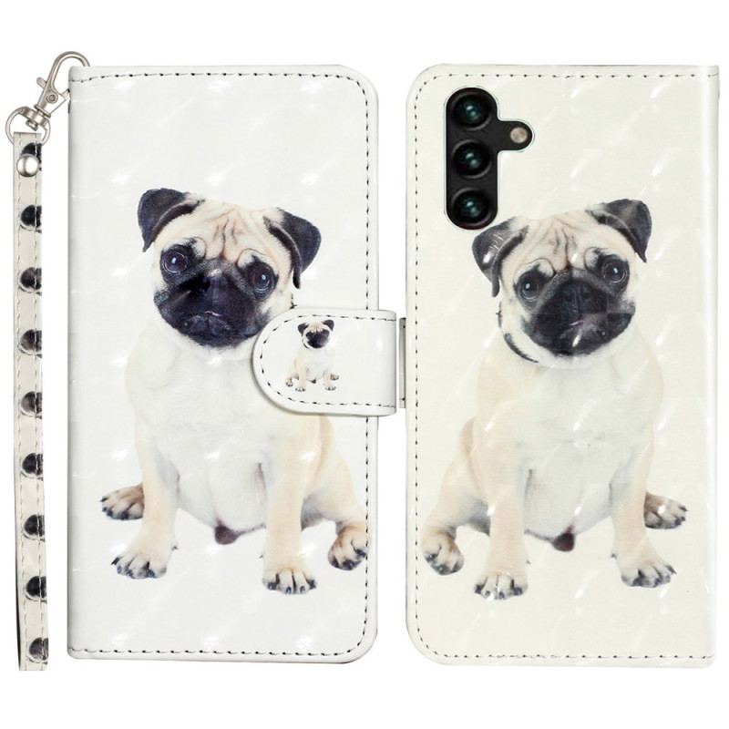 Etui Folio Do Samsung Galaxy S24 Fe Psy Na Smyczy