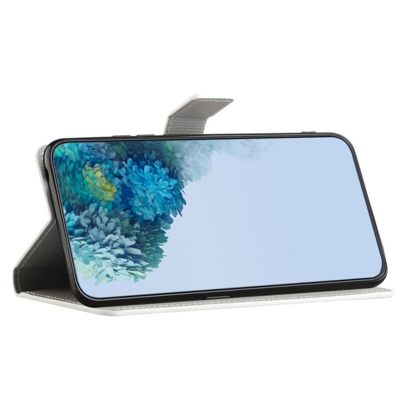 Etui Folio Do Samsung Galaxy S24 Fe Śpiąca Sowa