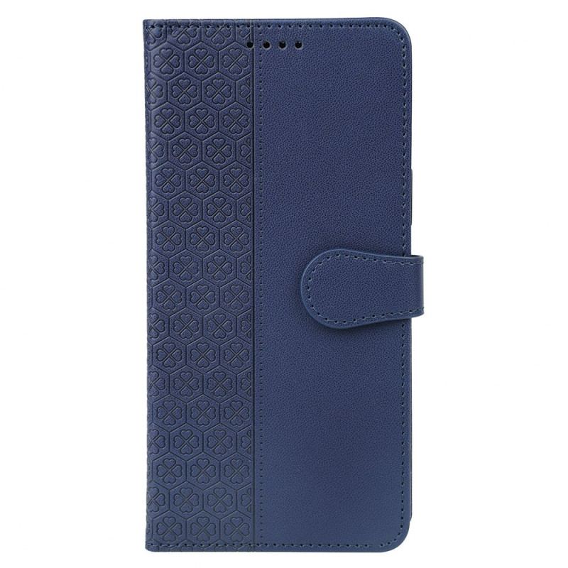 Etui Folio Do Samsung Galaxy S24 Fe Wzór CZterolistnej Koniczyny