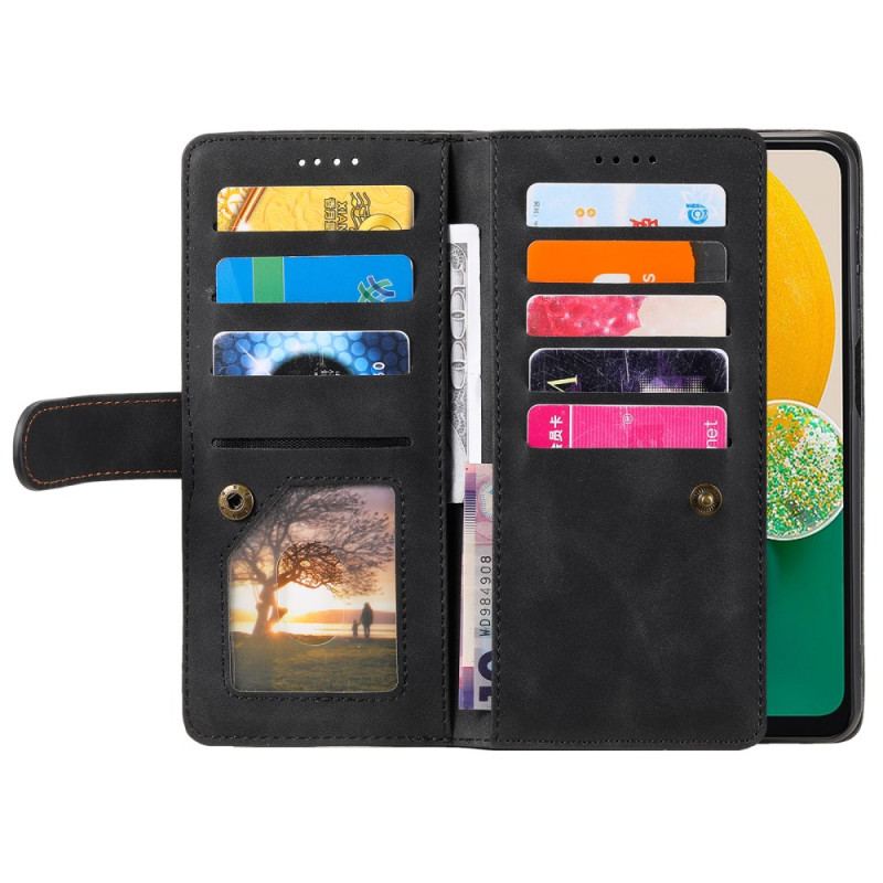 Etui Folio Samsung Galaxy S24 Fe 9 Etui Na Karty Ze Smyczą Etui Ochronne
