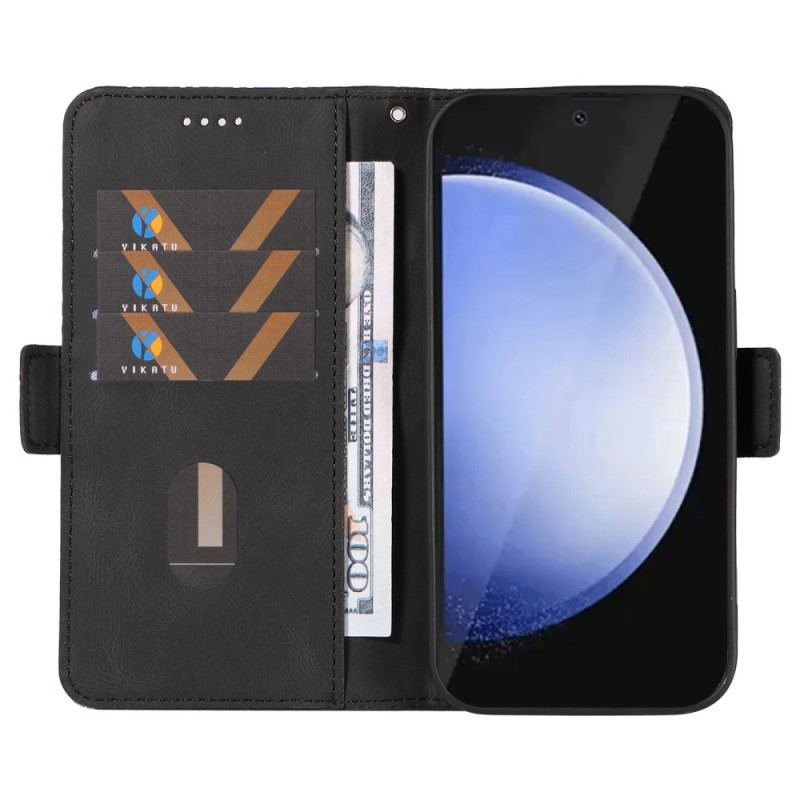 Etui Folio Samsung Galaxy S24 Fe Diamentowe Paski