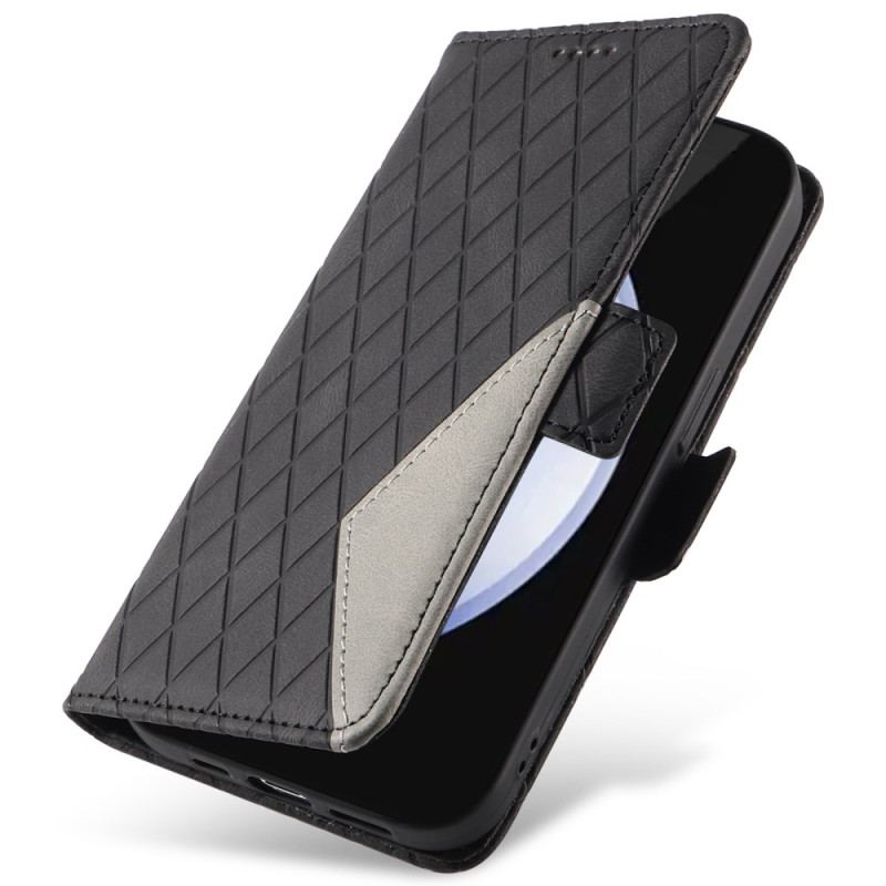 Etui Folio Samsung Galaxy S24 Fe Diamentowe Paski