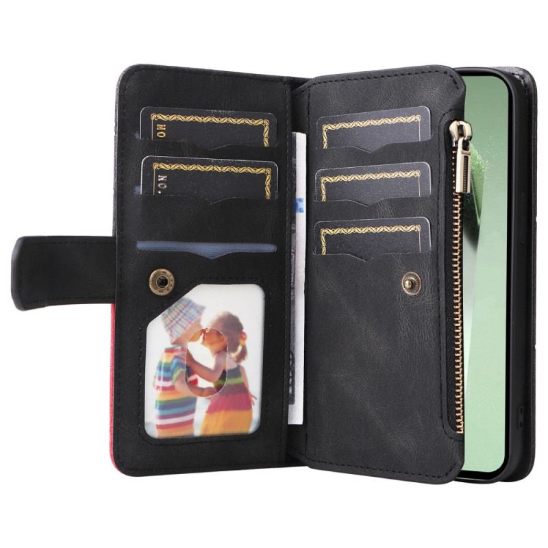Etui Folio Samsung Galaxy S24 Fe Dwukolorowy Portfel Etui Ochronne