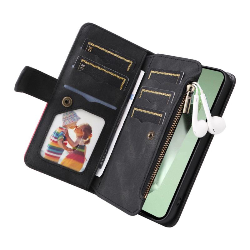 Etui Folio Samsung Galaxy S24 Fe Dwukolorowy Portfel Etui Ochronne