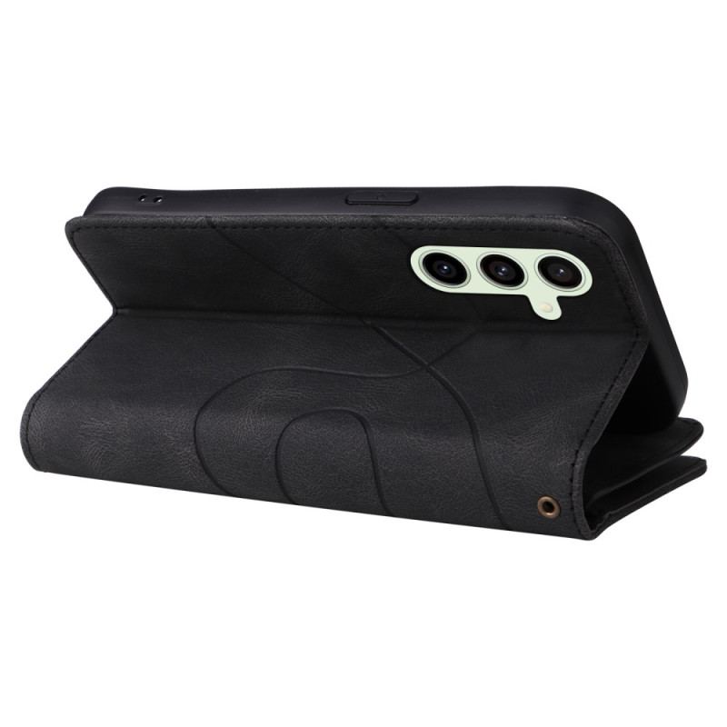 Etui Folio Samsung Galaxy S24 Fe Dwukolorowy Portfel Etui Ochronne