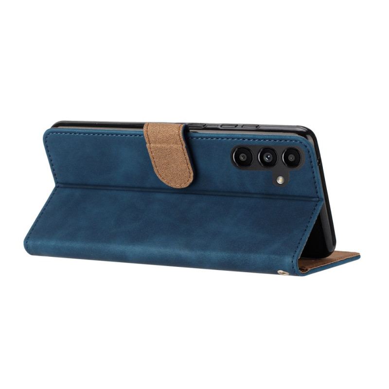 Etui Folio Samsung Galaxy S24 Fe Fryz Motyli Etui Ochronne