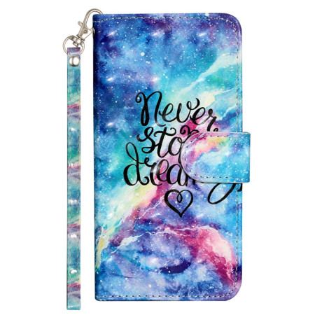 Etui Folio Samsung Galaxy S24 Fe Gwiaździste Niebo Z Paskiem Etui Ochronne