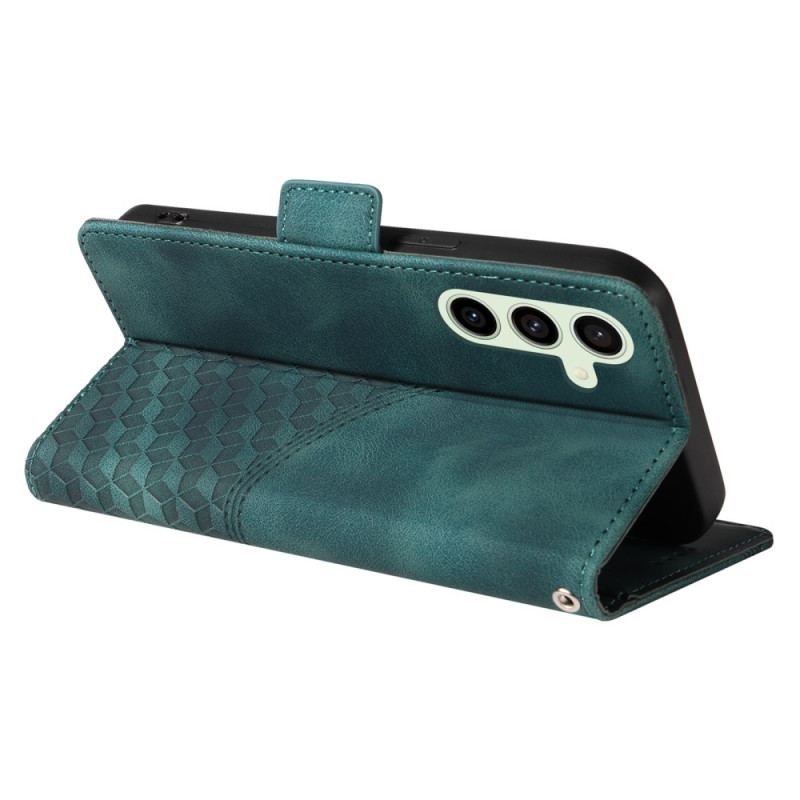 Etui Folio Samsung Galaxy S24 Fe Gwiezdne Diamenty