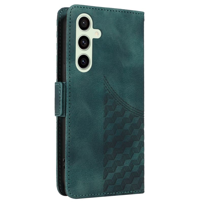 Etui Folio Samsung Galaxy S24 Fe Gwiezdne Diamenty