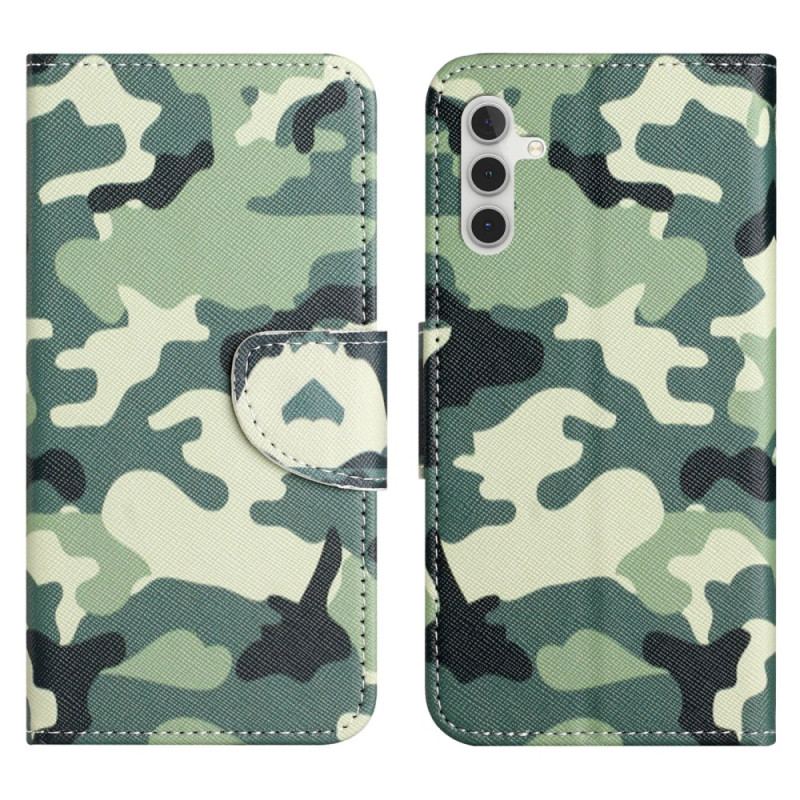 Etui Folio Samsung Galaxy S24 Fe Kamuflaż Etui Ochronne