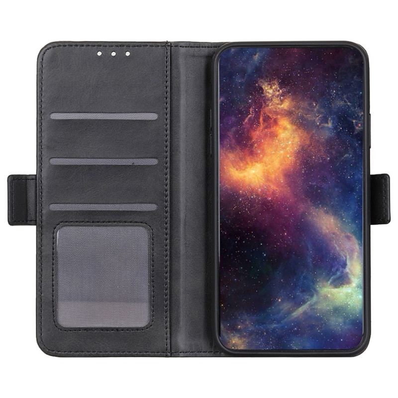 Etui Folio Samsung Galaxy S24 Fe Klasyczne Podwójne Zapięcie Etui Ochronne