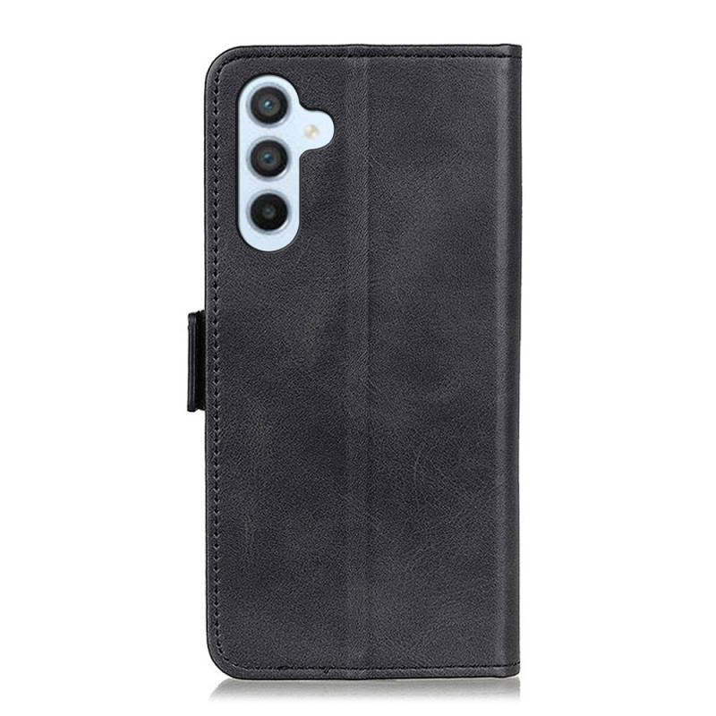 Etui Folio Samsung Galaxy S24 Fe Klasyczne Podwójne Zapięcie Etui Ochronne