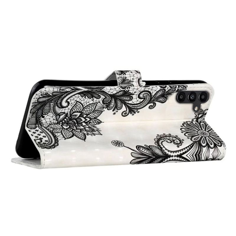 Etui Folio Samsung Galaxy S24 Fe Koronka