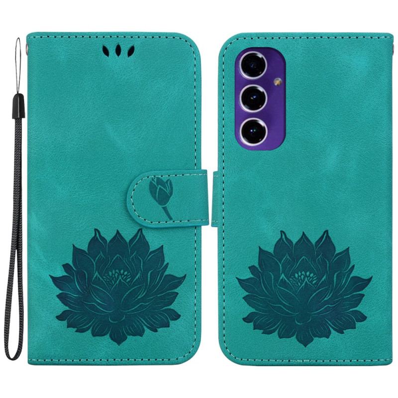 Etui Folio Samsung Galaxy S24 Fe Kwiat Lotosu