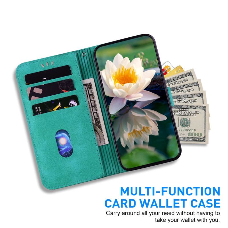 Etui Folio Samsung Galaxy S24 Fe Kwiat Lotosu