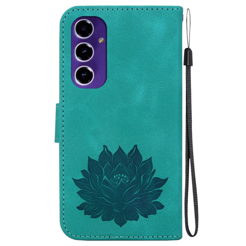 Etui Folio Samsung Galaxy S24 Fe Kwiat Lotosu