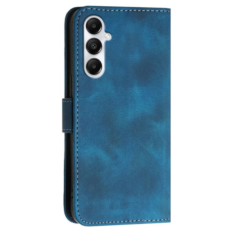 Etui Folio Samsung Galaxy S24 Fe Linie Motylkowe I Smycze Etui Ochronne