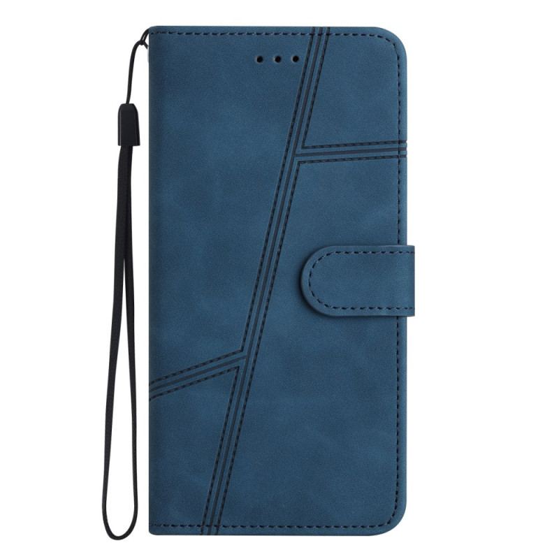 Etui Folio Samsung Galaxy S24 Fe Liny I Ciągnięcia Etui Ochronne